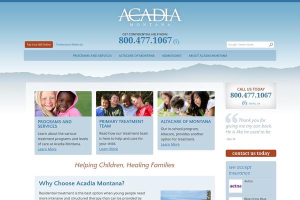 Arcadia HealthCare theme site design template sample