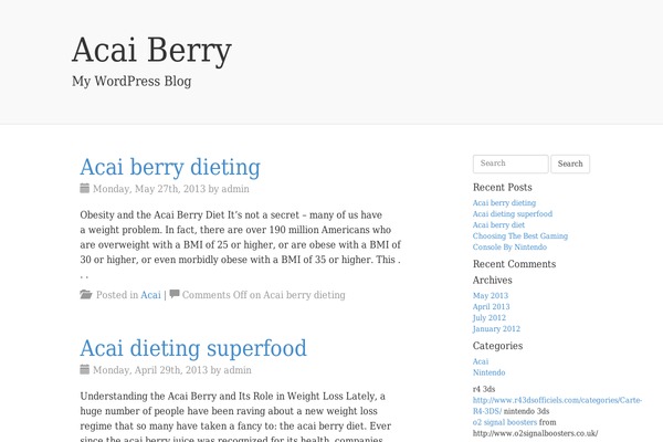 Bootstrap Canvas WP theme site design template sample