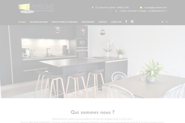 Kitchen theme site design template sample