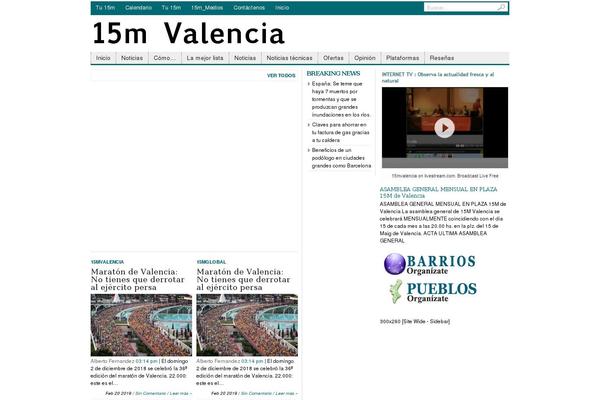 acampadavalencia.net site used BlogNews