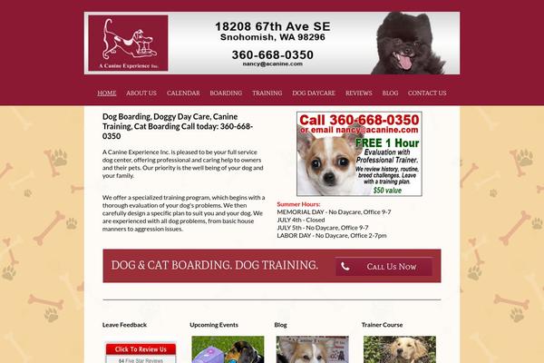 Smallbiz theme site design template sample