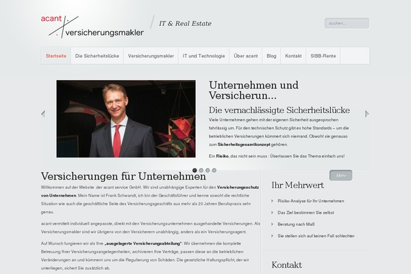 Minimal theme site design template sample