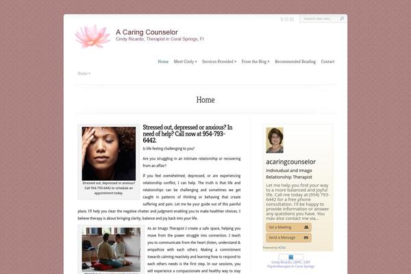 Site using Speed Contact Bar plugin