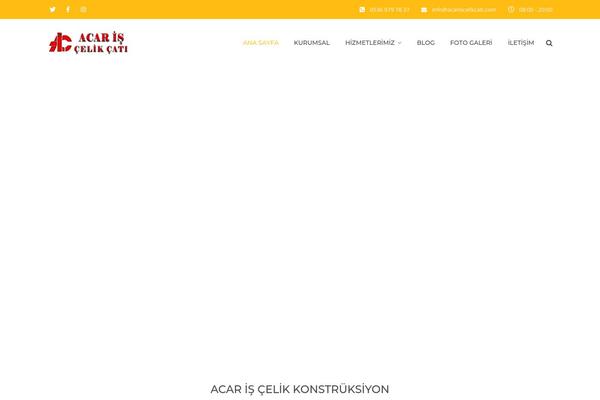 Construct theme site design template sample