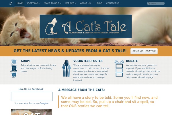 acatstale.org site used Pagelines Child