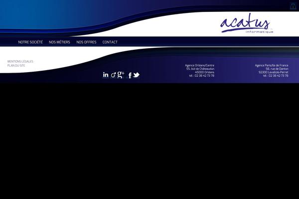 acatus.fr site used SuperSlick
