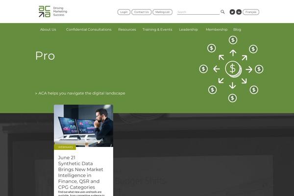 acaweb.ca site used Aca16