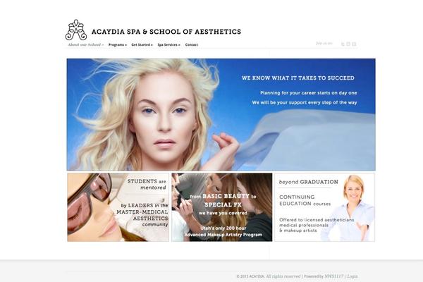 Modest theme site design template sample