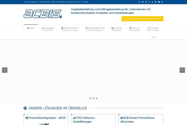 Site using WordPress Content Slide plugin
