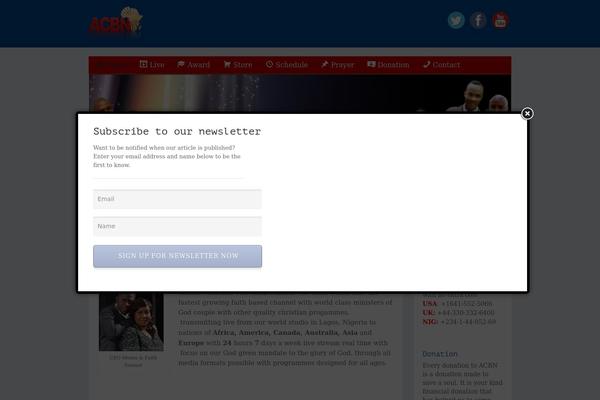 Radiant theme site design template sample