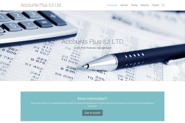 Divi theme site design template sample