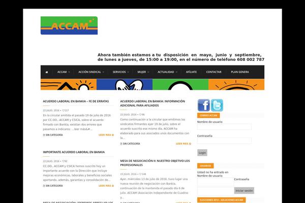 Columns theme site design template sample