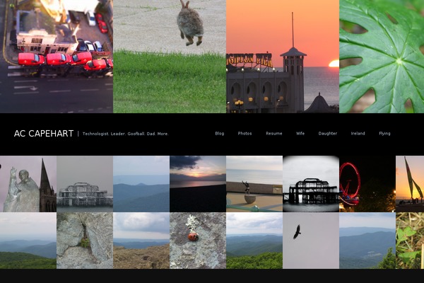 Fullscreen theme site design template sample