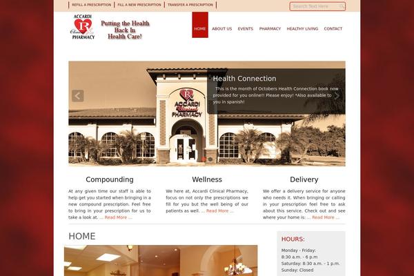 Small Business theme site design template sample