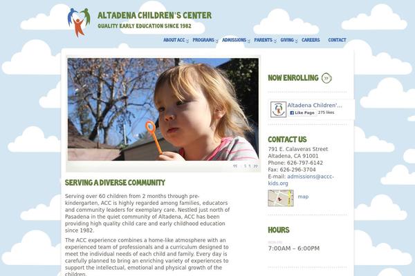 Kids theme site design template sample