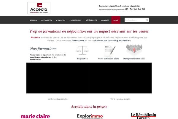 Chalong theme site design template sample