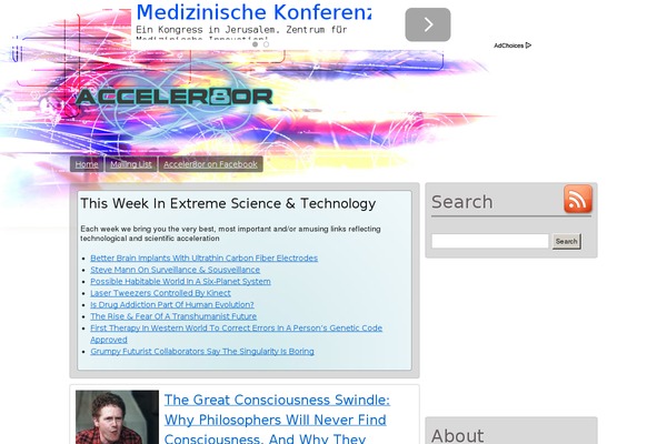 acceler8or.com site used Accelerator