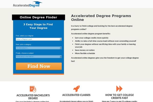 accelerated-degree.com site used Accelerated-degree