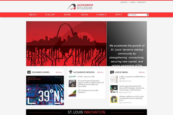 Accelerate theme site design template sample
