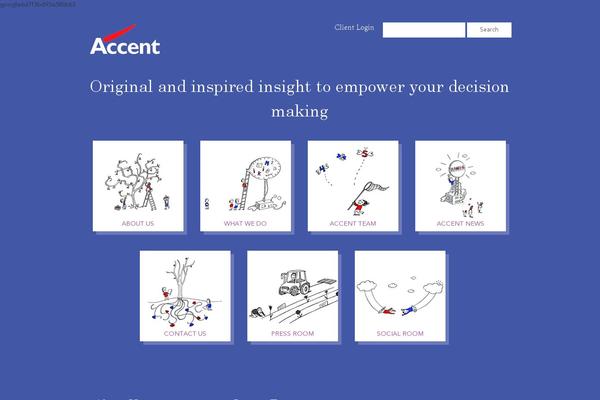 Accent theme site design template sample
