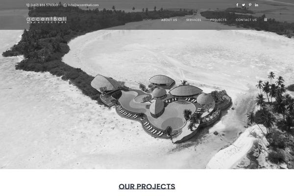 Batiment theme site design template sample