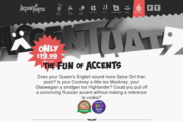 Accentuate theme site design template sample