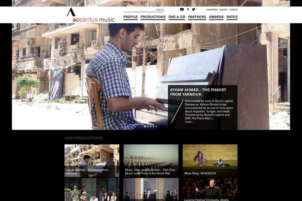 Site using bxSlider integration for WordPress plugin