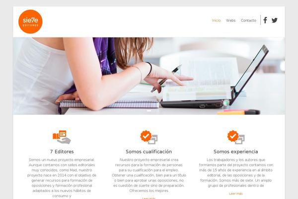 Spacious Child theme site design template sample