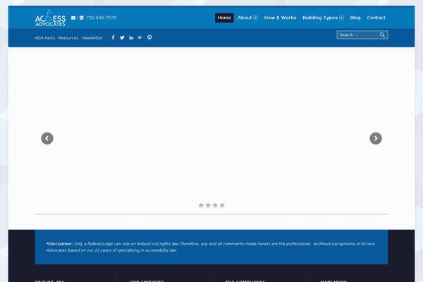 Site using AccessPress Social Share plugin