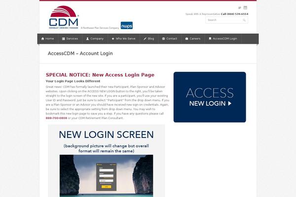 accesscdm.com site used Nevia-child
