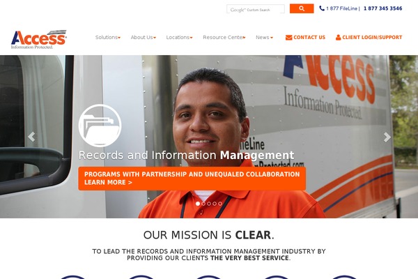 accesscorp.com site used Roots