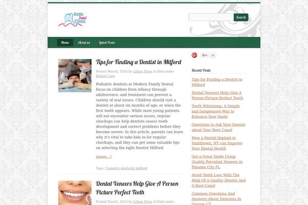 Emerald theme site design template sample