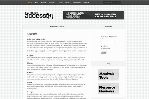 accessfm.com site used Acfm