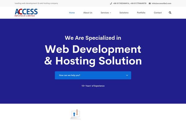 Mitech theme site design template sample