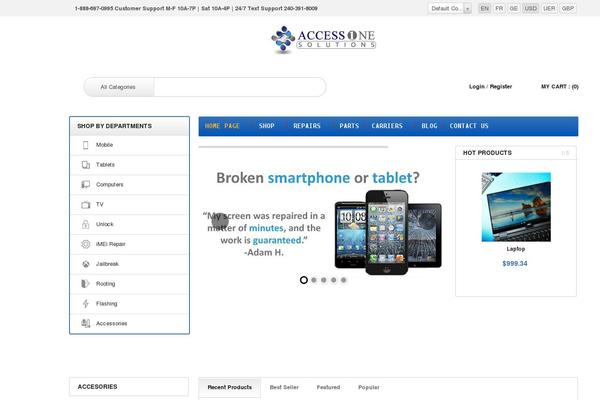 Site using Wd_quickshop plugin