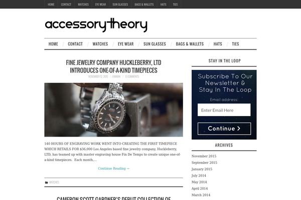 Fashionistas theme site design template sample