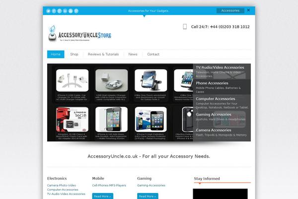 InfoWay theme site design template sample