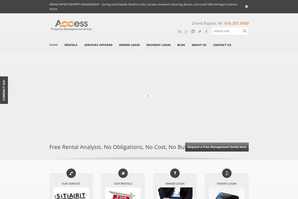 Choices theme site design template sample