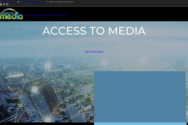 Total theme site design template sample