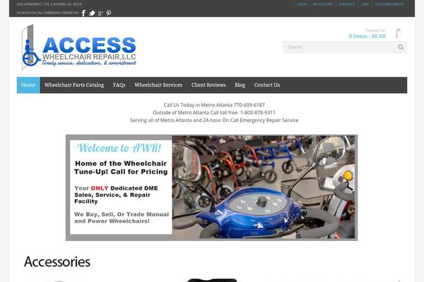 OXY theme site design template sample