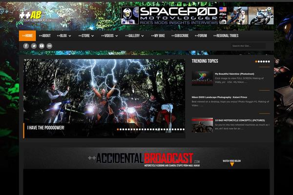 Frenzy theme site design template sample