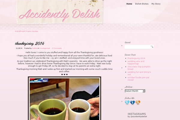 Min theme site design template sample