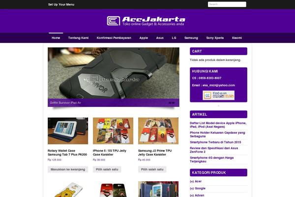 Site using jQuery Categories List Widget plugin