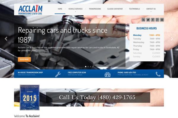 CarPress theme site design template sample