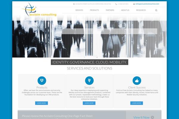 Lightning theme site design template sample