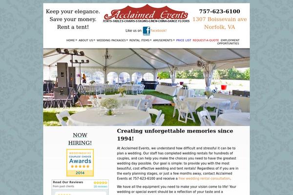 Dandelion theme site design template sample