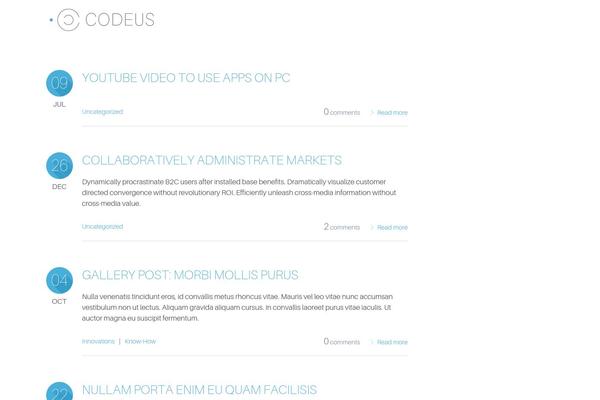 F2 theme site design template sample