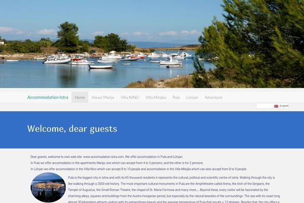 Flat Bootstrap theme site design template sample