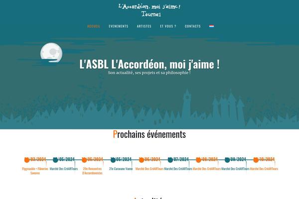 Site using Cool Timeline plugin