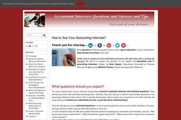 Site using Easy Table of Contents plugin